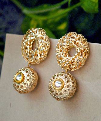 Golden Flare Earrings 2