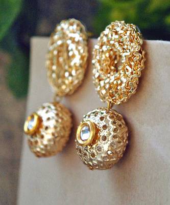 Golden Flare Earrings 3