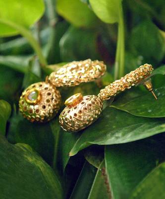 Golden Flare Earrings 4