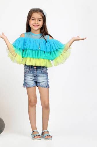 Jelly Jones   Layred top-Green