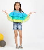 Jelly Jones   Layred top-Green