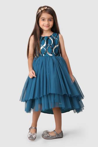 Double Layred sequance Dress