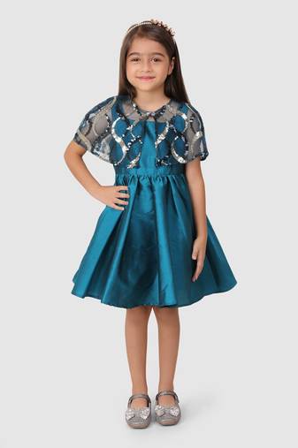 Sequance Cape Dress