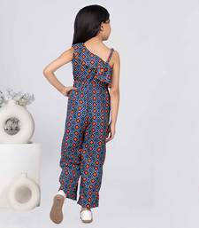 Jelly Jones Multi color Geometric Print Jump suit