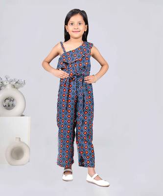 Jelly Jones Multi color Geometric Print Jump suit 1