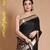 Black Silk Handwoven Saree With Temple Borders And Ethnic Patterns