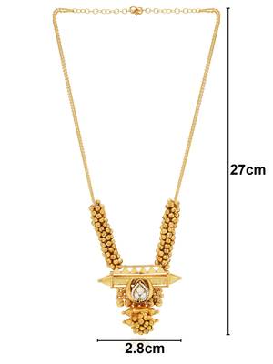 Antique Temple Long Necklace Jewellery for Women & Girls (MC087FL) 2