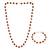 Combo of Rudraksha Mala & Bracelet for Men & Women (MLP11) (Gold)