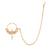 Traditional Ethnic Bridal Nose Ring/Nath without piercing Encased With Faux Kundan & Stones for Women/Girls (NL06)