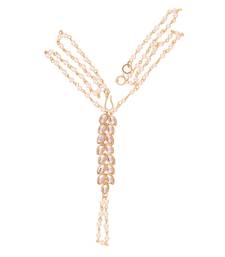 White Kundan And Pearl Hath Phool Ring Bracelet For Women