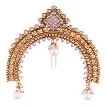 Pearl Hair Accessory Juda Pin for Women  2