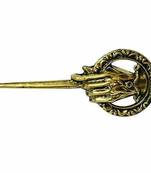 Bronze Non-Precious Metal Charming Game of Thrones Hand of The King Lapel Costume Pin Brooch for Men/Boys (SM39)