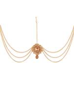 Traditional Hair Chain Maang Tikka for Women 
