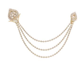 Traditional Hair Chain Maang Tikka for Women  2