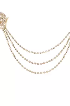 Traditional Hair Chain Maang Tikka for Women 
