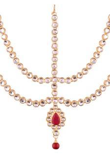 Traditional Kundan Maang Tikka for Women (T2001M)