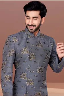 Designer Function Wear Heavy Indo Western Set