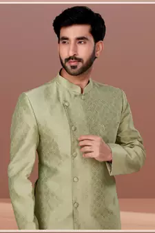 Designer Function Wear Heavy Indo Western Set