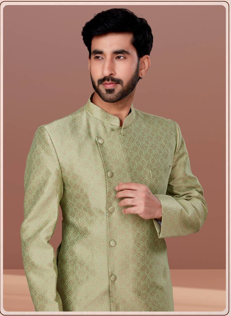 Designer Function Wear Heavy Indo Western Set