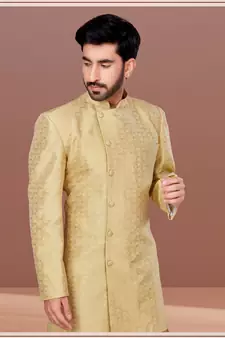 Designer Function Wear Heavy Indo Western Set