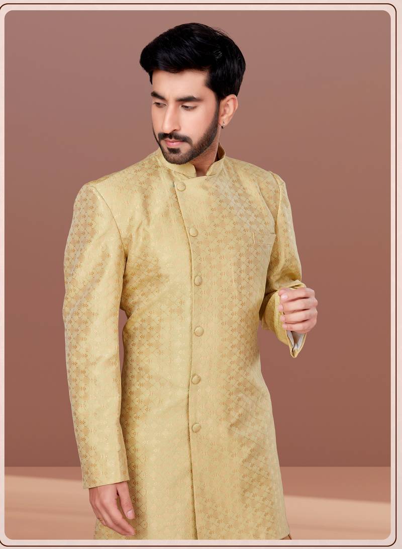 Designer Function Wear Heavy Indo Western Set