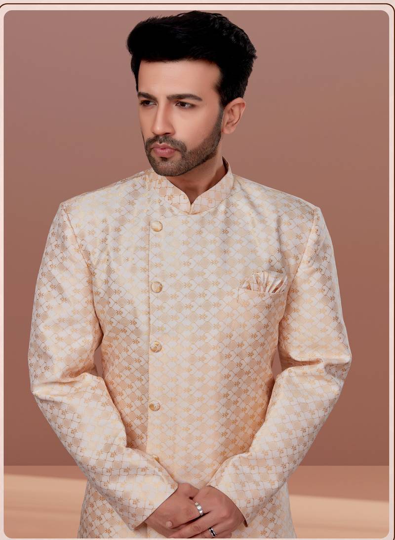 Designer Function Wear Heavy Indo Western Set