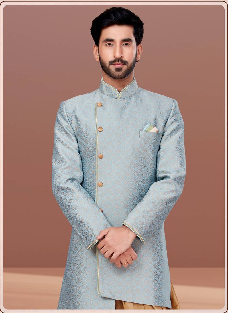 Designer Function Wear Heavy Indo Western Set