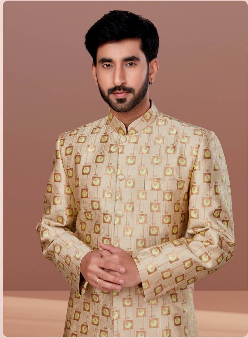 Designer Function Wear Heavy Indo Western Set