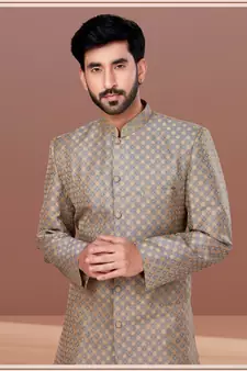 Designer Function Wear Heavy Indo Western Set