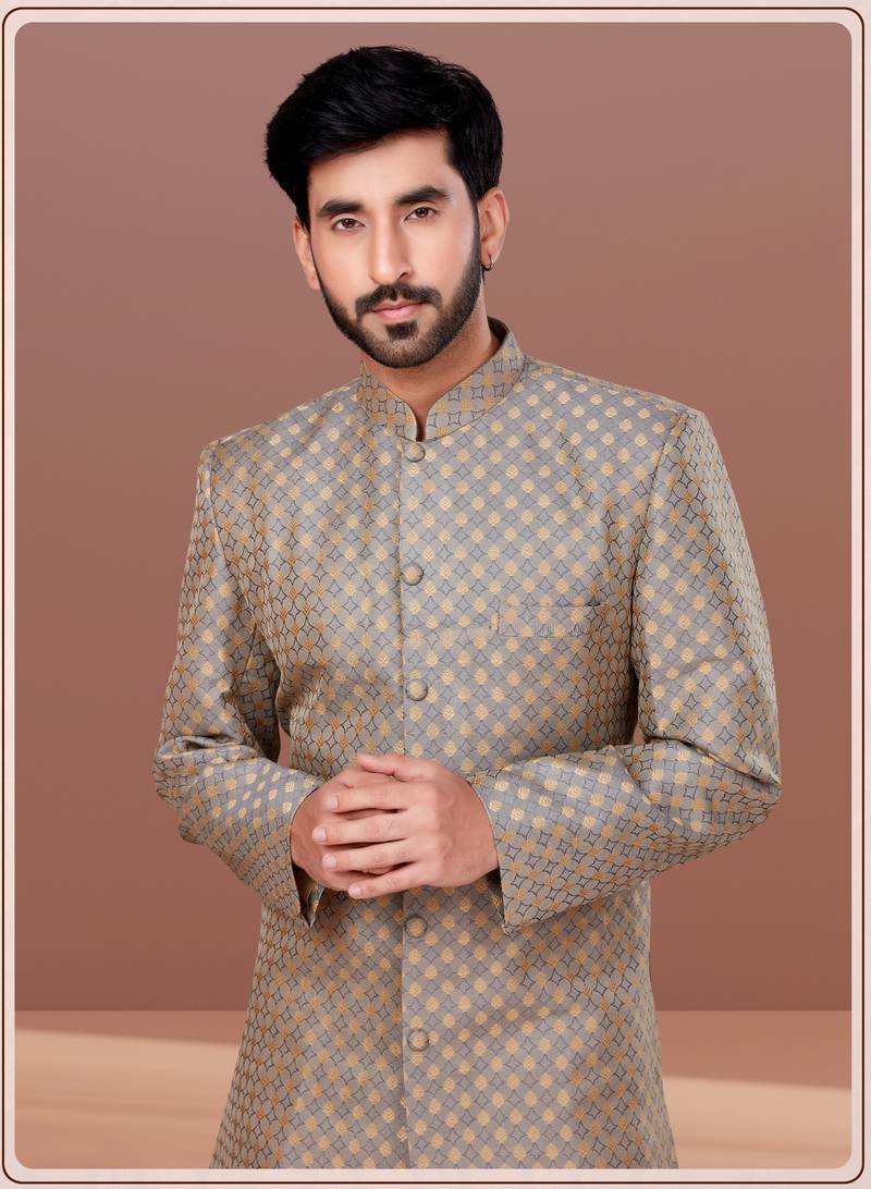 Designer Function Wear Heavy Indo Western Set