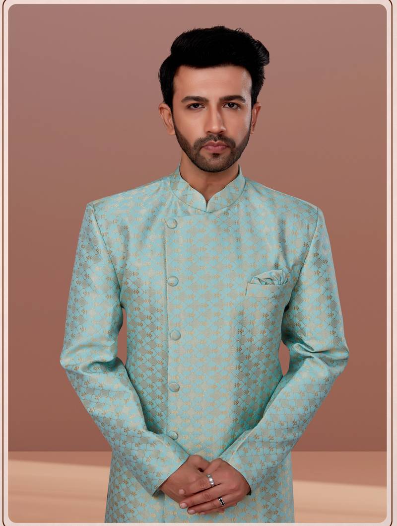 Designer Function Wear Heavy Indo Western Set