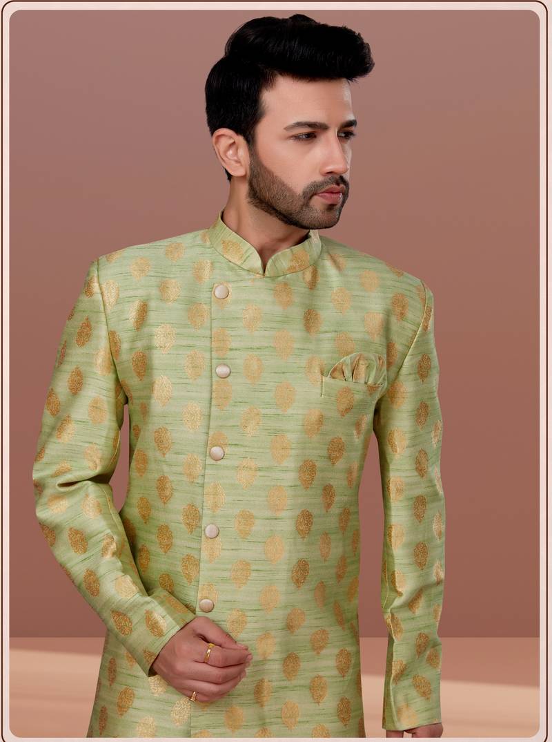 Designer Function Wear Heavy Indo Western Set