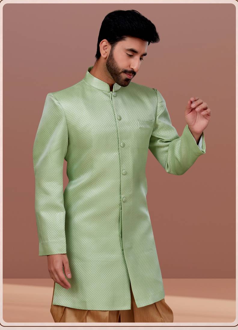 Designer Function Wear Heavy Indo Western Set