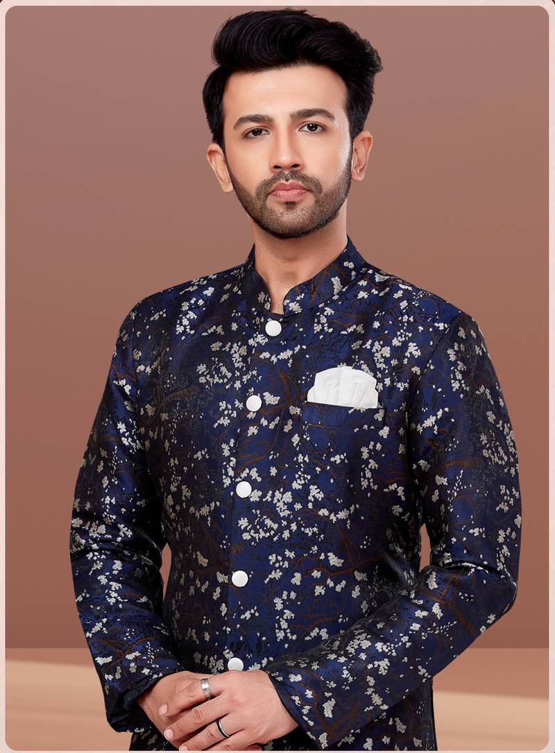 Designer Function Wear Heavy Indo Western Set