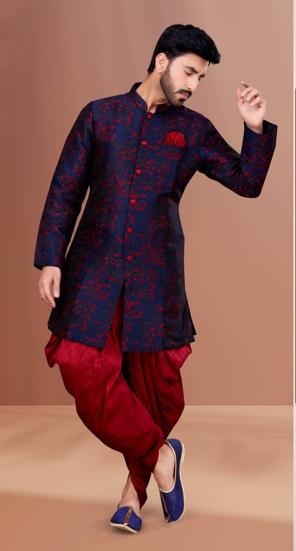 Designer Function Wear Heavy Indo Western Set
