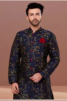 Designer Function Wear Heavy Indo Western Set