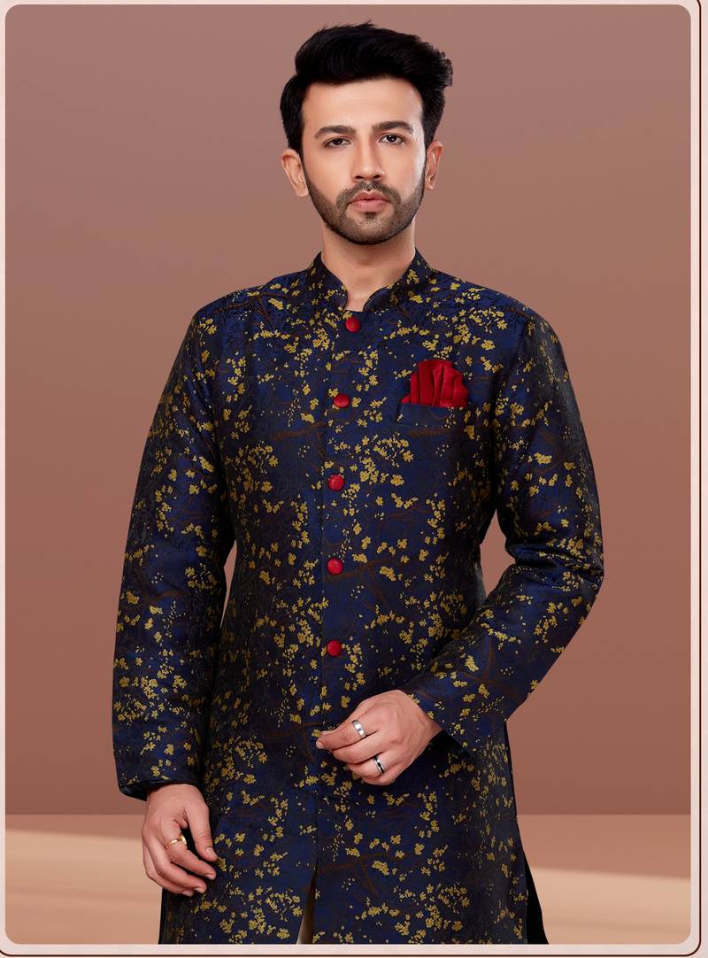 Designer Function Wear Heavy Indo Western Set