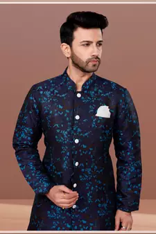 Designer Function Wear Heavy Indo Western Set