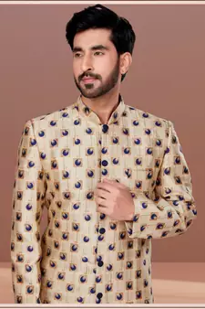 Designer Function Wear Heavy Indo Western Set