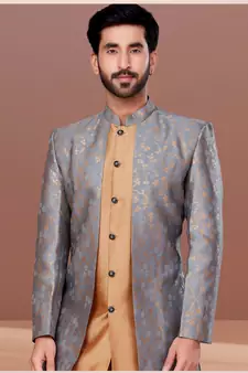 Designer Function Wear Heavy Indo Western Set