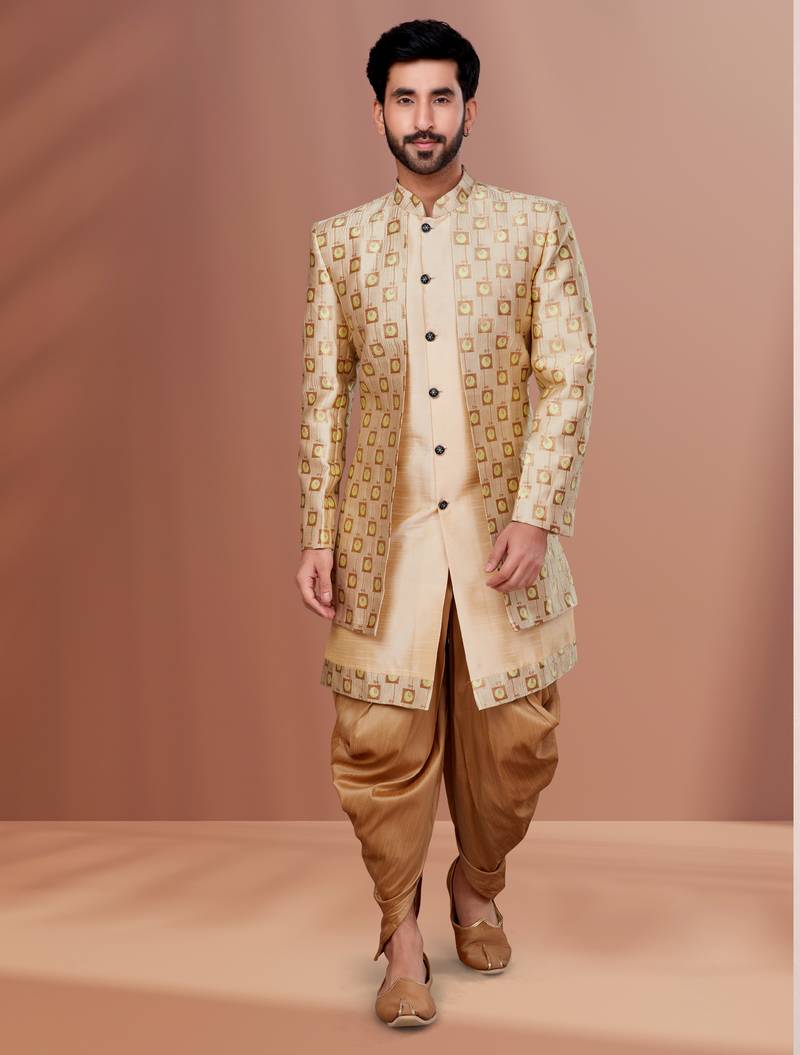 Designer Function Wear Heavy Indo Western Set