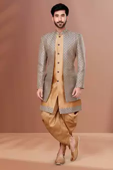 Designer Function Wear Heavy Indo Western Set