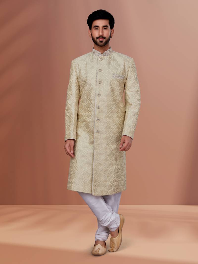 Designer Wedding Wear Heavy Sherwani