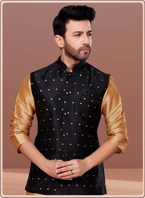 Designer Function Wear Kurta Pyjama With Jacket Set 2