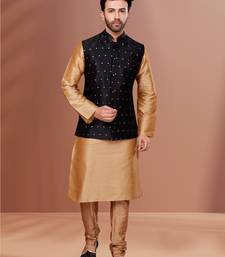 Designer Function Wear Kurta Pyjama With Jacket Set