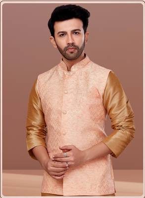 Designer Function Wear Kurta Pyjama With Jacket Set 2