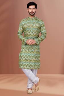 Designer Function Wear Kurta Pyjama Set