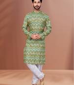 Designer Function Wear Kurta Pyjama Set