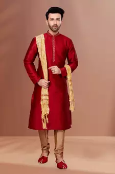Designer Function Wear Kurta Pyjama Set