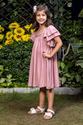 DragonFly Embroidery Dress